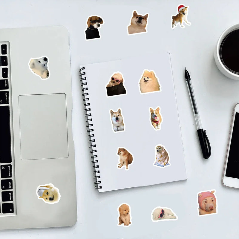 VANAIA Hunde Sticker – Lustige Motive für Hundefans