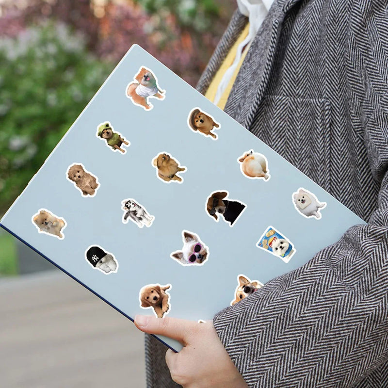 VANAIA Hunde Sticker – Lustige Motive für Hundefans