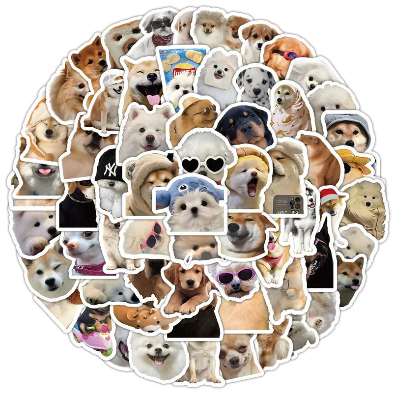 VANAIA Hunde Sticker – Lustige Motive für Hundefans
