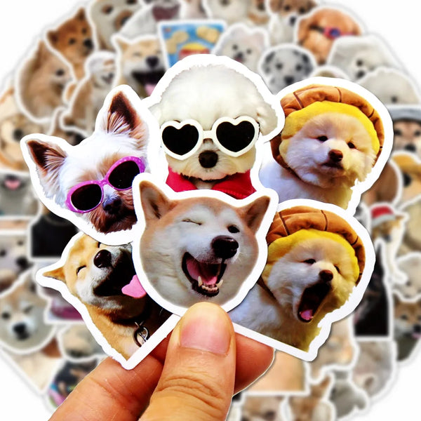 VANAIA Hunde Sticker – Lustige Motive für Hundefans