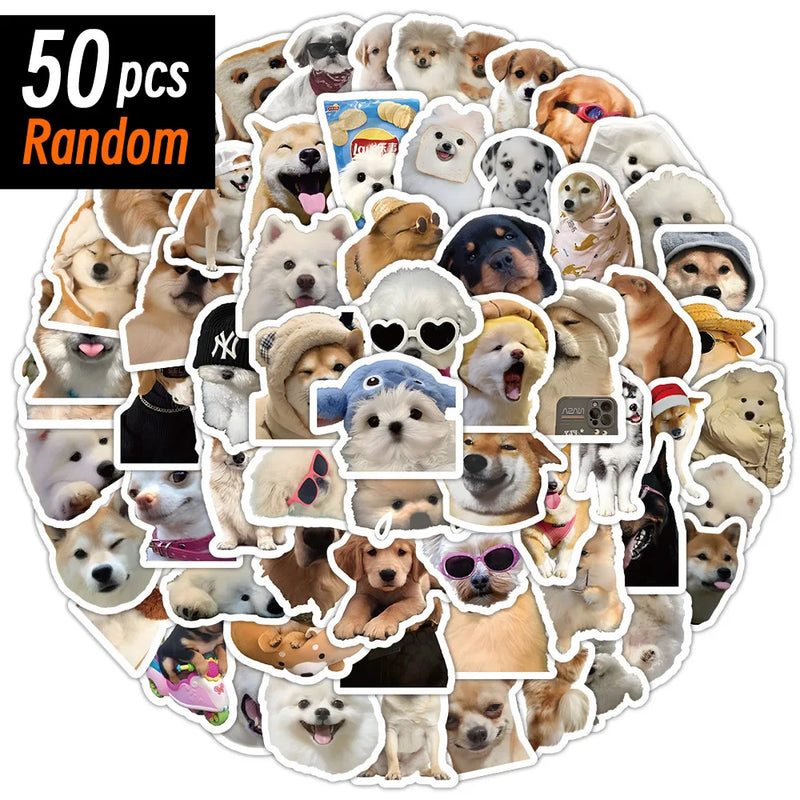 VANAIA Hunde Sticker – Lustige Motive für Hundefans