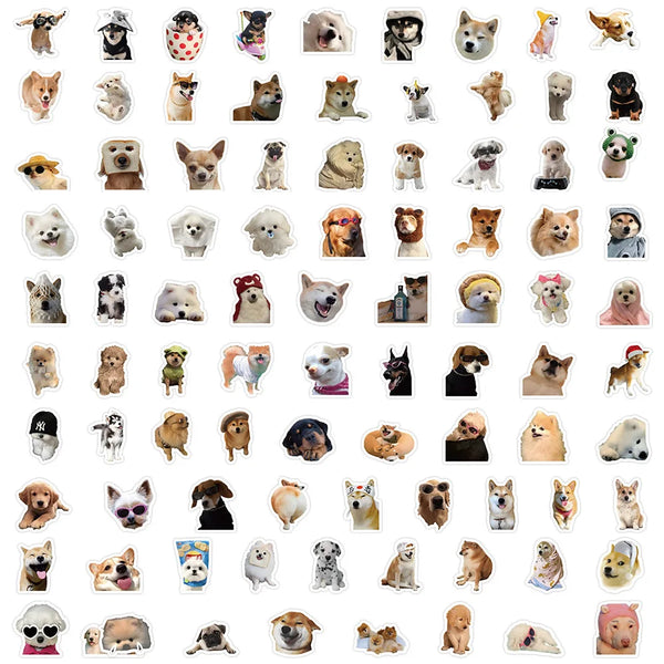 VANAIA Hunde Sticker – Lustige Motive für Hundefans